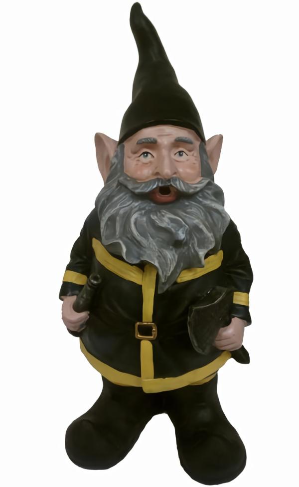 Garden Gnomes |  Fireman Gnome Garden Garden Gnomes