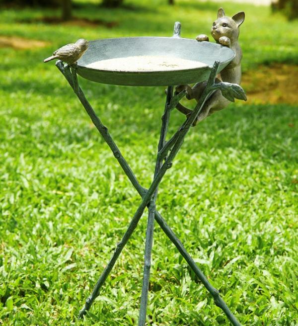 Backyard Birding |  Curious Cat & Bird Birdbath Backyard Birding Backyard Birding