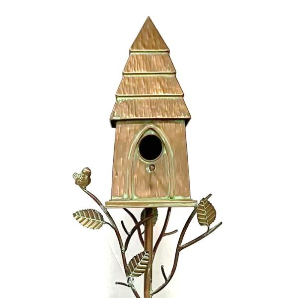 Backyard Birding |  Haystack Cabin Birdhouse Stake Backyard Birding Backyard Birding