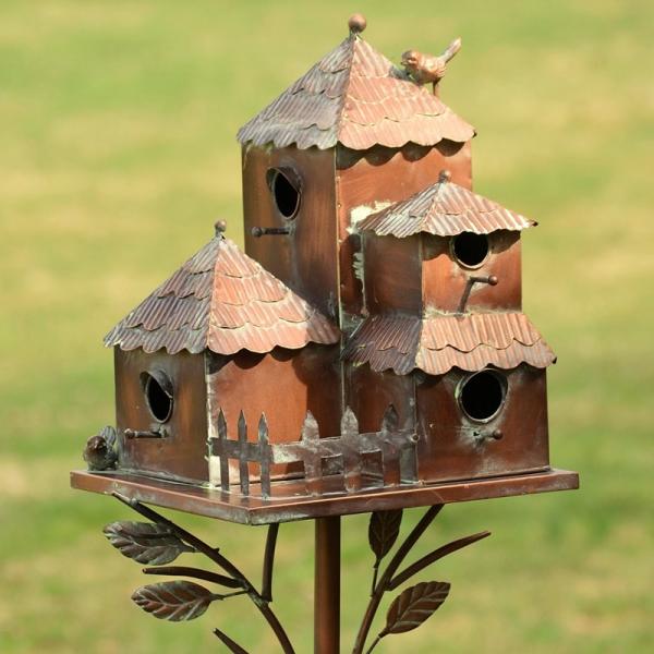 Backyard Birding |  Multi Home Style Birdhouse Stake Backyard Birding Backyard Birding