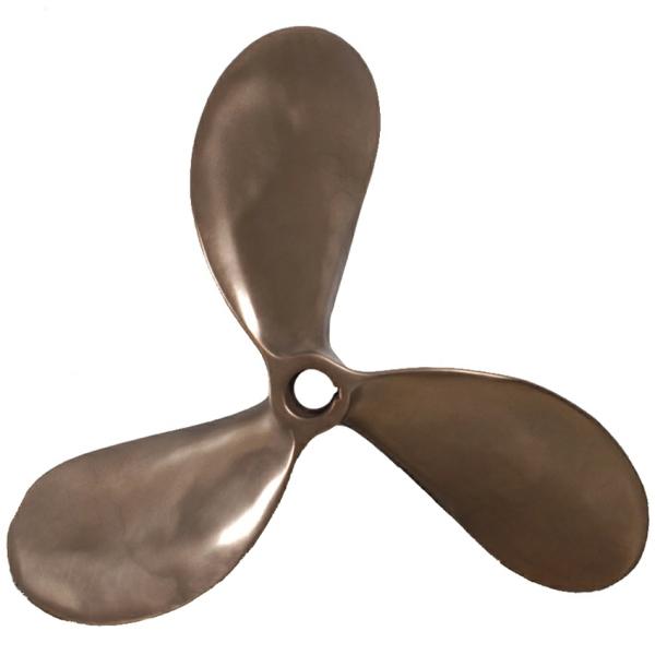 Garden Accents |  22" Diameter Propeller Figure – Polished Bronze Garden Garden Accents