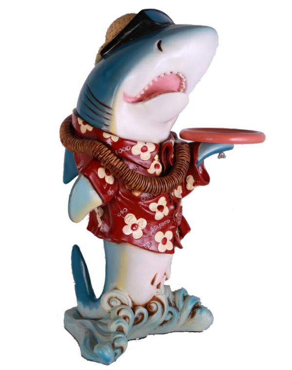 Garden Accents |  23" Shark Butler Decor Garden Garden Accents