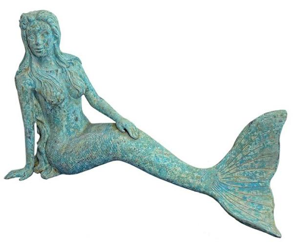 Garden Accents |  30" Sexy "Nerissa" Sea Mermaid – Shipwreck Garden Garden Accents