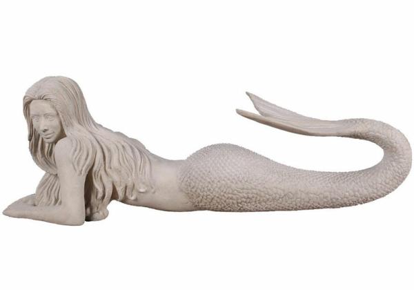 Garden Accents |  32" Peaceful Seaside Mermaid – Roman Stone Garden Garden Accents