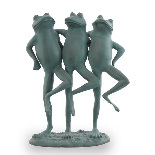 Garden Accents |  Dancing Frog Trio Statue Garden Garden Accents