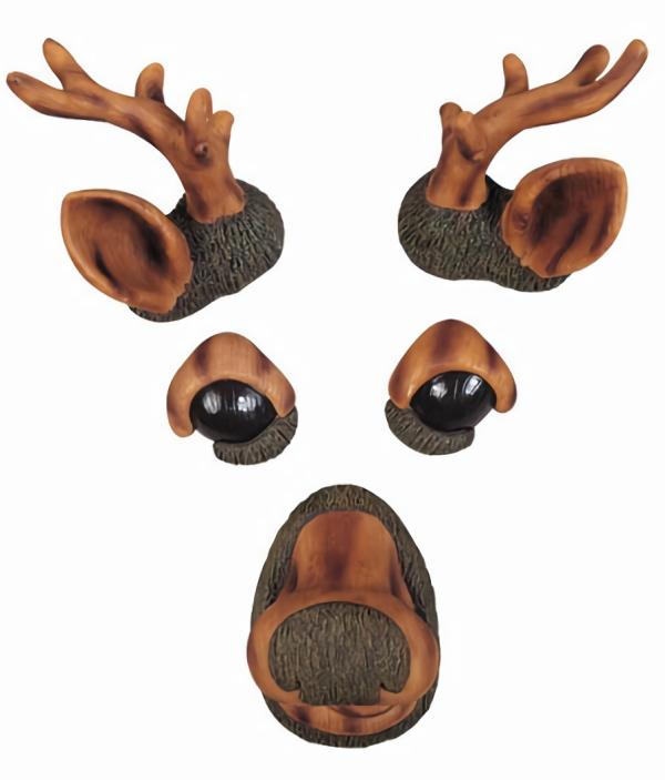 Garden Accents |  Deer Tree Face Garden Garden Accents