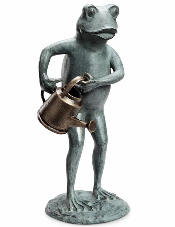 Garden Accents |  Frog W/Watering Can Garden Statue Garden Garden Accents