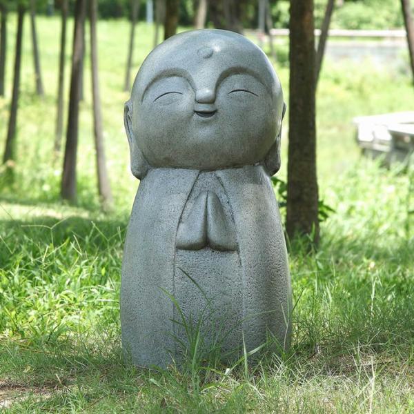 Garden Accents |  Garden Jizo Statue – Praying Garden Garden Accents