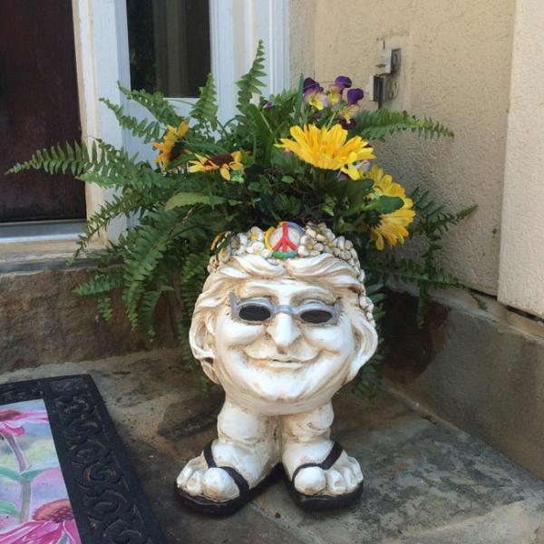 Garden Accents |  Janice Face Planter – Antique Finish Garden Garden Accents