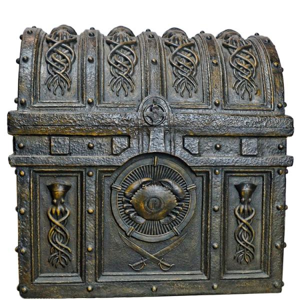 Garden Accents |  Large Nautical Treasure Chest Garden Garden Accents