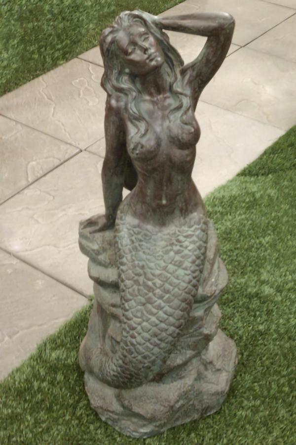 Garden Accents |  Large Sexy Mermaid Garden Garden Accents