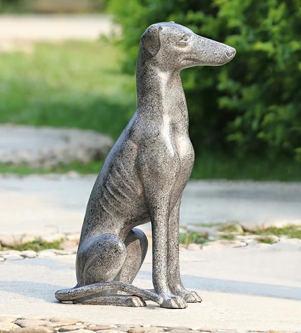 Garden Accents |  Loyal Greyhound Garden Sculpture Garden Garden Accents