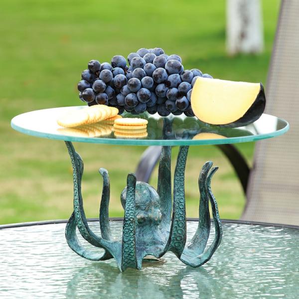 Garden Accents |  Octopus Table Server / Candleholder Garden Garden Accents