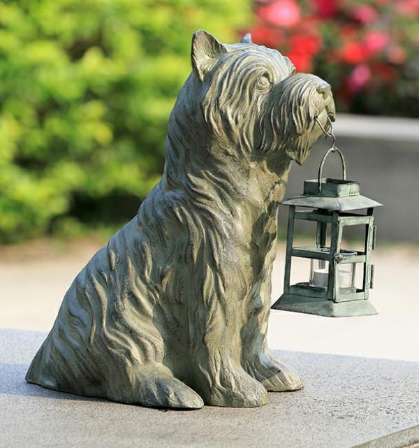 Garden Accents |  Patient Pooch Garden Lantern Garden Garden Accents