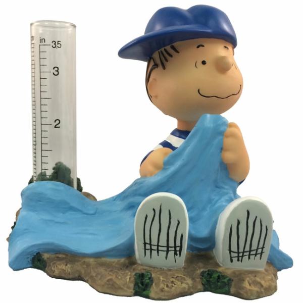 Garden Accents |  Peanuts Linus Rain Gauge Garden Garden Accents