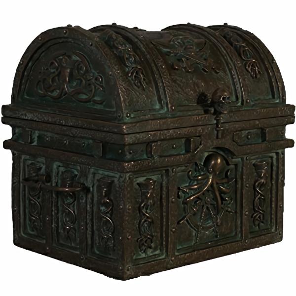 Garden Accents |  Sea Bottom Treasure Chest – Dark Finish Garden Garden Accents