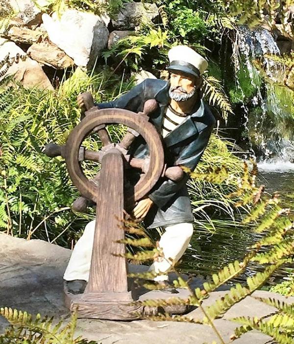 Garden Accents |  Sea Captain Statue Garden Garden Accents