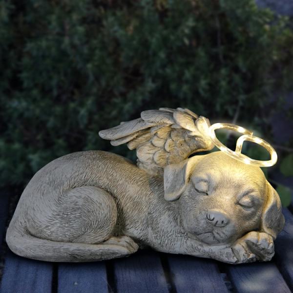 Garden Accents |  Solar Sleeping Dog Memorial Garden Garden Accents