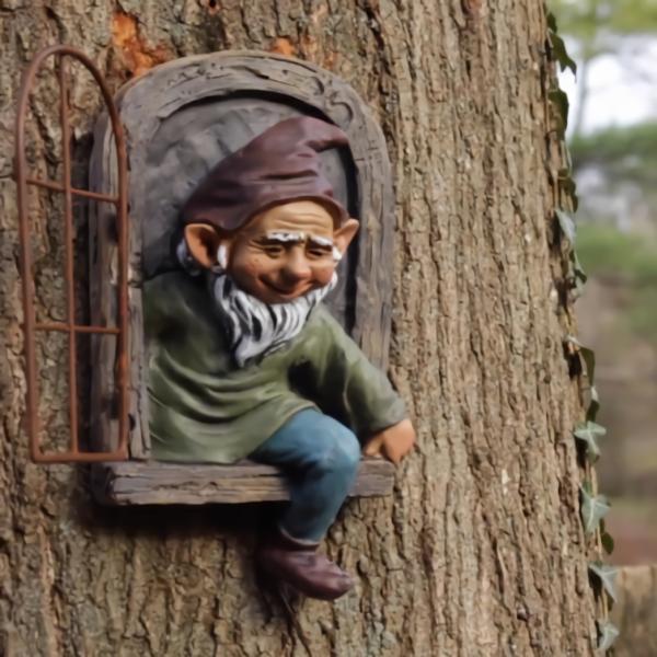 Garden Accents |  Tree Window – Garden Gnome Garden Garden Accents