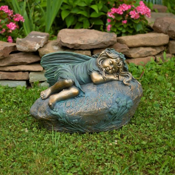 Garden Fairies |  "Ivy" Sleeping Garden Fairy Statue Garden Garden Fairies