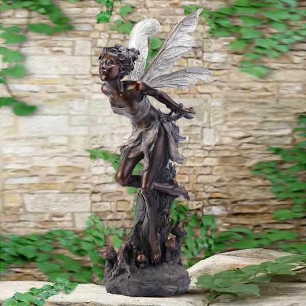 Garden Fairies |  Kissing Fairy – Bronze Garden Garden Fairies