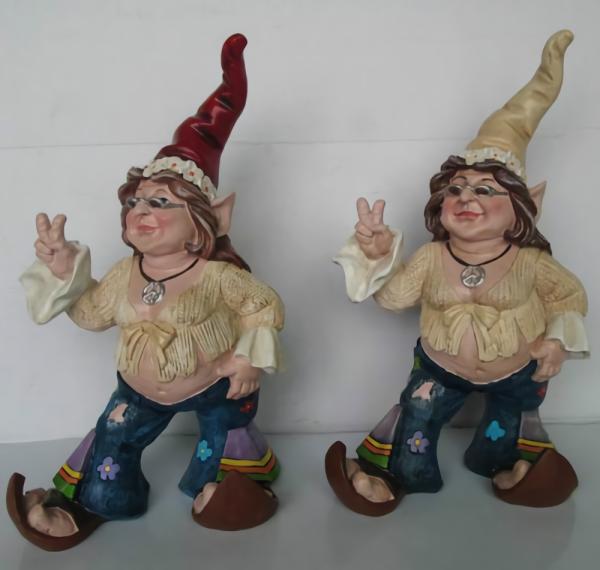 Garden Gnomes |  Hippie Chick Gnome Garden Garden Gnomes