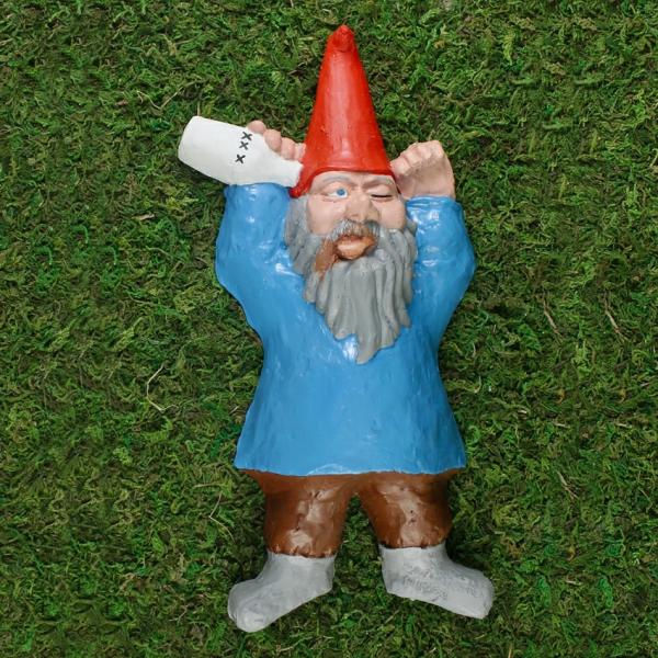 Garden Gnomes |  Hooligan Gnome: Wasted Winston Garden Garden Gnomes