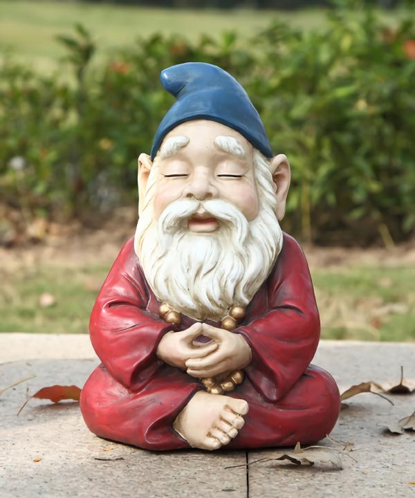 Garden Gnomes |  Master Zen Gnome Garden Garden Gnomes