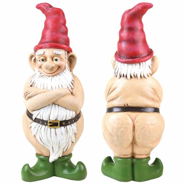 Garden Gnomes |  Naked Gnome Garden Garden Gnomes