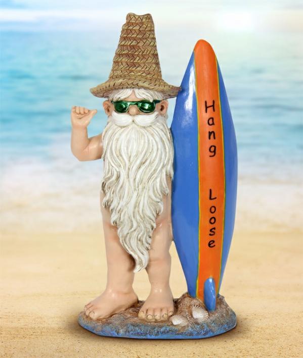 Garden Gnomes |  Naked Surfer Gnome Garden Garden Gnomes