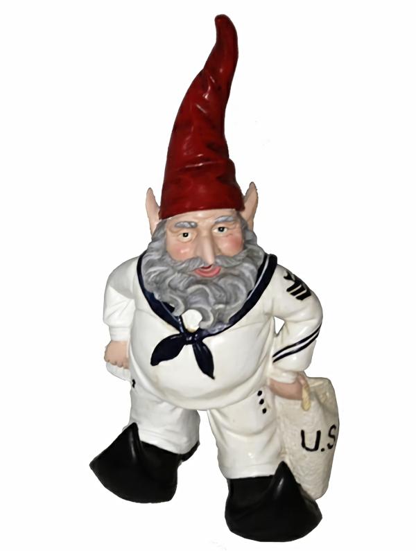 Garden Gnomes |  U.S. Navy Sailor Gnome Garden Garden Gnomes