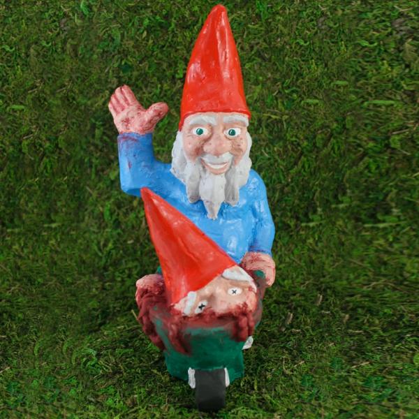 Garden Gnomes |  Zombie Gnome: Psycho Peter Garden Garden Gnomes