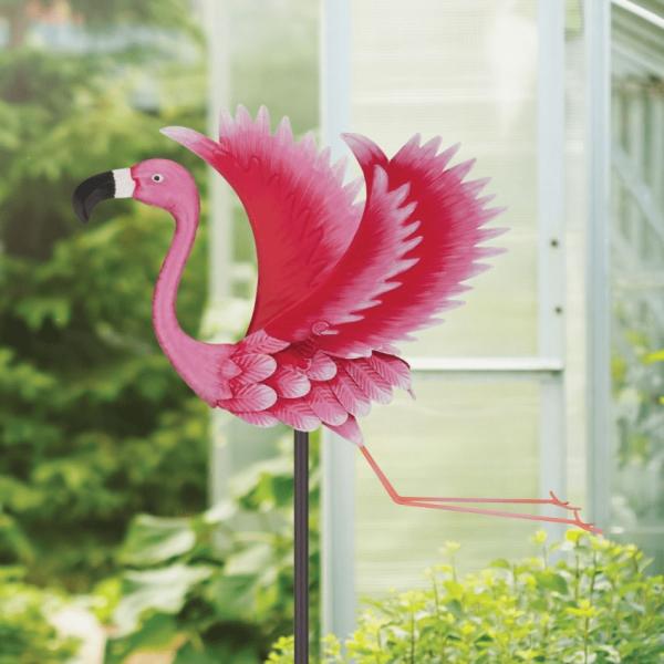 Garden Stakes |  Flamingo Jiggly Garden Stake Garden Garden Stakes