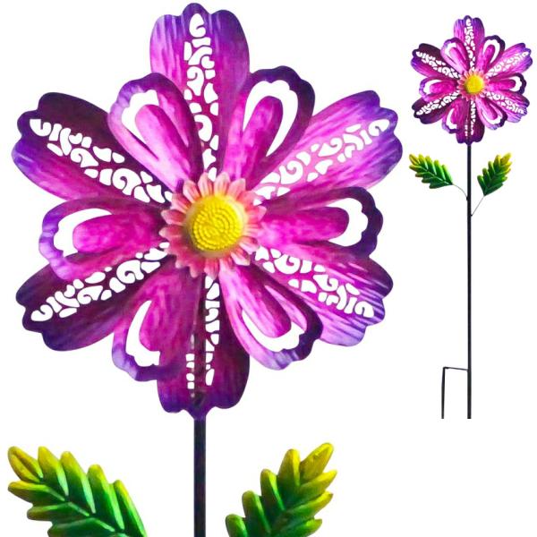 Garden Stakes |  Spring Flower Garden Stake – Pink Garden Garden Stakes