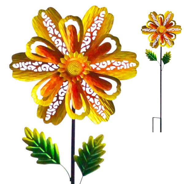 Garden Stakes |  Spring Flower Garden Stake – Yellow Garden Garden Stakes