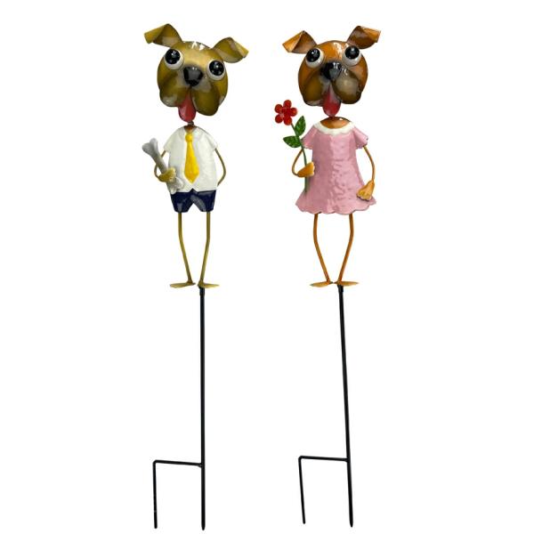 Garden Stakes |  Whimsy Dogs Garden Stakes (Set Of 2) Garden Garden Stakes