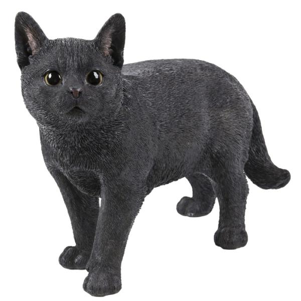 Garden Statues |  Black Cat Statue – Looking Left Garden Garden Statues