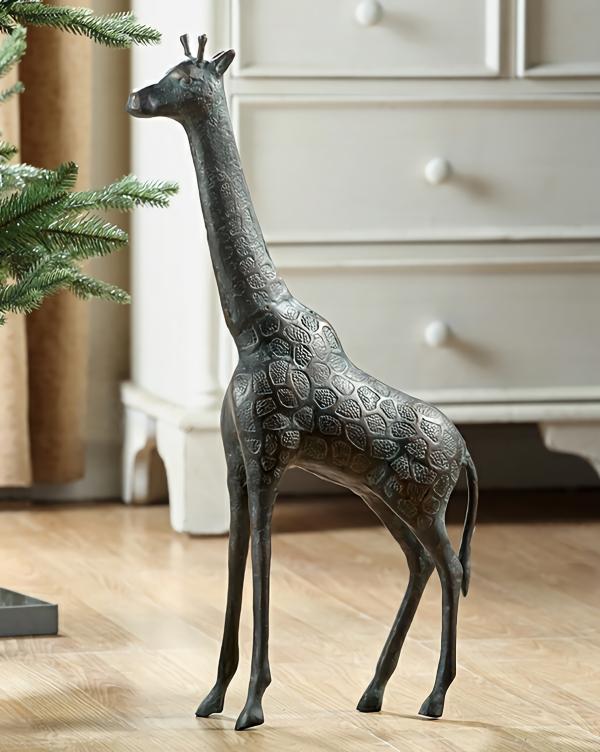 Garden Statues |  Cast Iron Giraffe Decor Garden Garden Statues