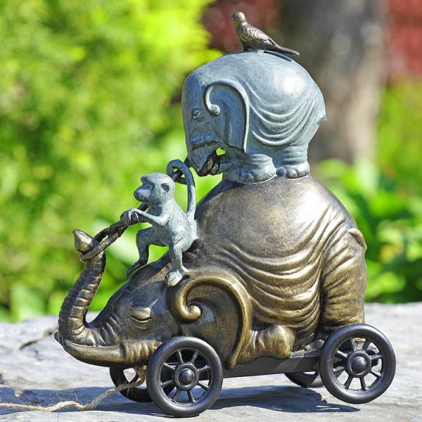 Garden Statues |  Jungle Jammer Pull Along Statue Garden Garden Statues