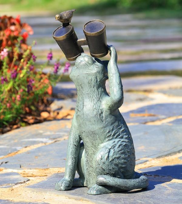 Garden Statues |  Lookout Cat Statue Garden Garden Statues