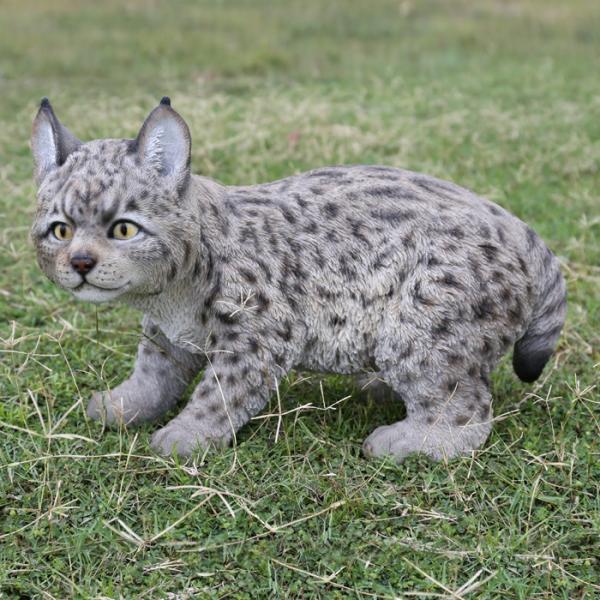 Garden Statues |  Lynx Kitten Statue "Ultra-Realistic" Garden Garden Statues