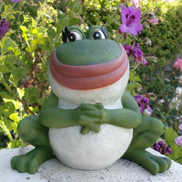 Garden Statues |  Nanette Frog Statue Garden Garden Gnomes