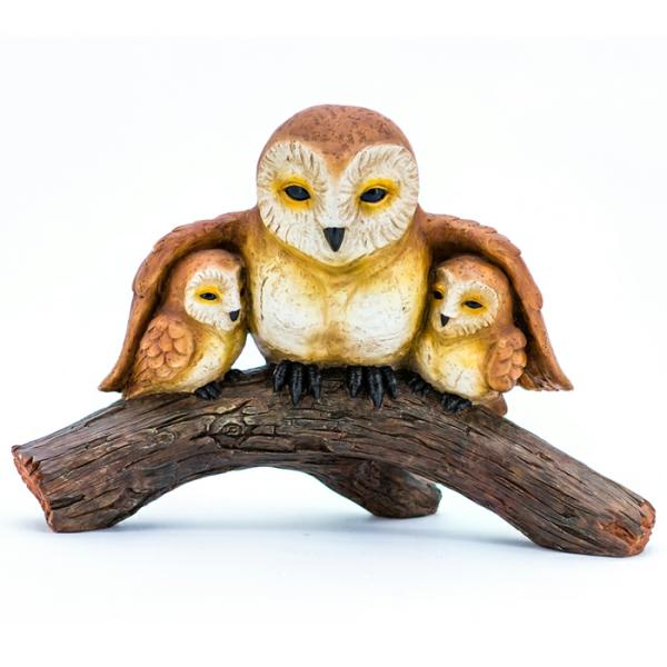 Garden Statues |  Owl Family Statue Garden Garden Statues