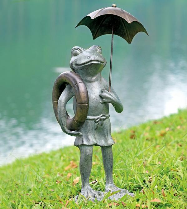 Garden Statues |  Pool Partner Frog Garden Sculpture Garden Garden Statues