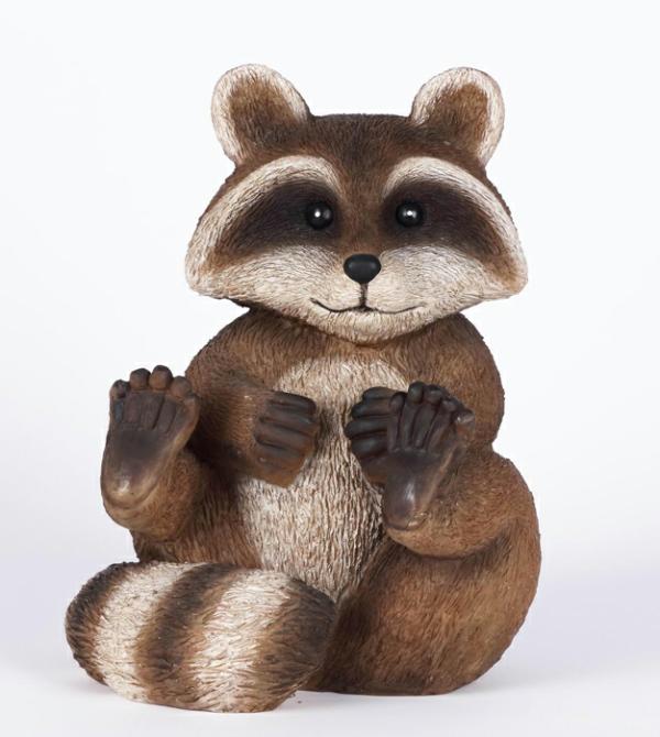 Garden Statues |  Raccoon Sitting Statue Garden Garden Statues