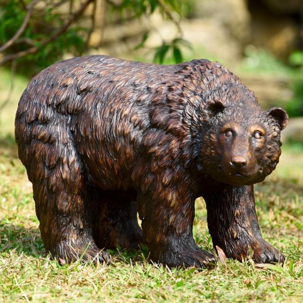 Garden Statues |  Rustic Finish Garden Bear Garden Garden Statues