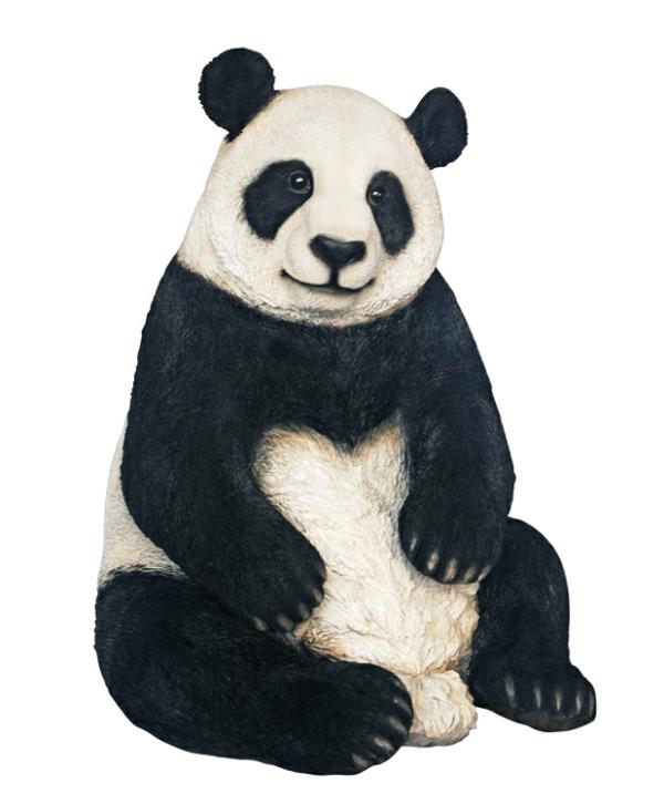 Garden Statues |  Sitting Panda Xl "Ultra-Realistic" Garden Garden Statues