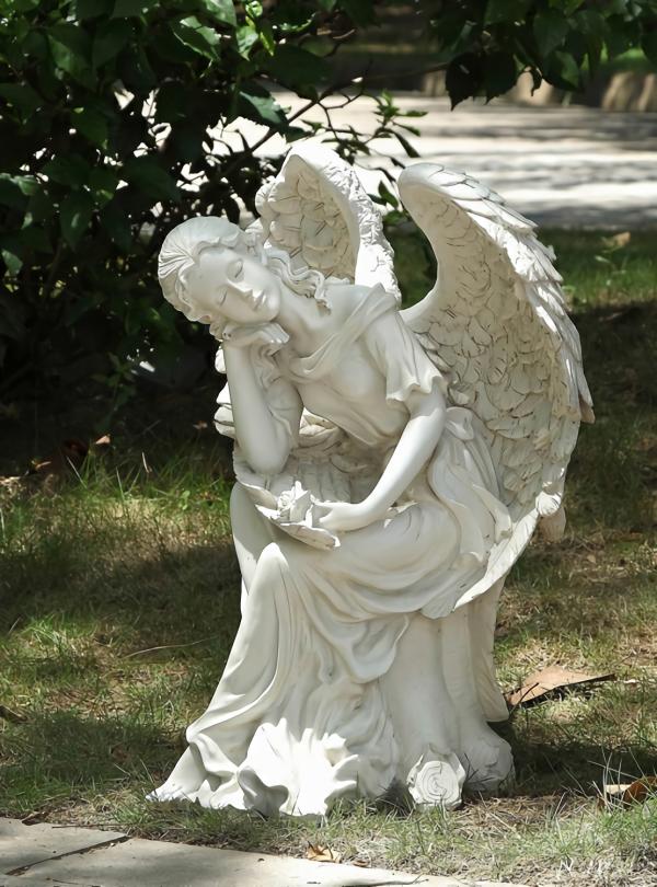 Garden Statues |  Sleeping Angel Statue Garden Garden Statues