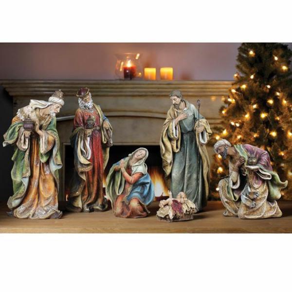 Garden Statues |  Stunning Nativity Scene (Set Of 6) Garden Garden Statues