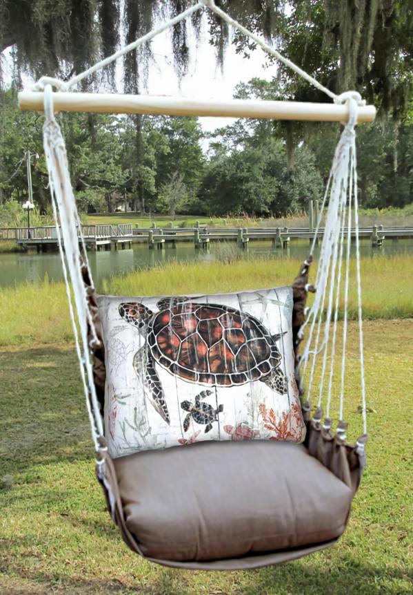 Hammock Chairs |  Chocolate Turtle Baby Hammock Chair Swing Set Garden Hammock Chairs